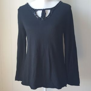 Liz Lange Maternity Beaded Sequin Sweater